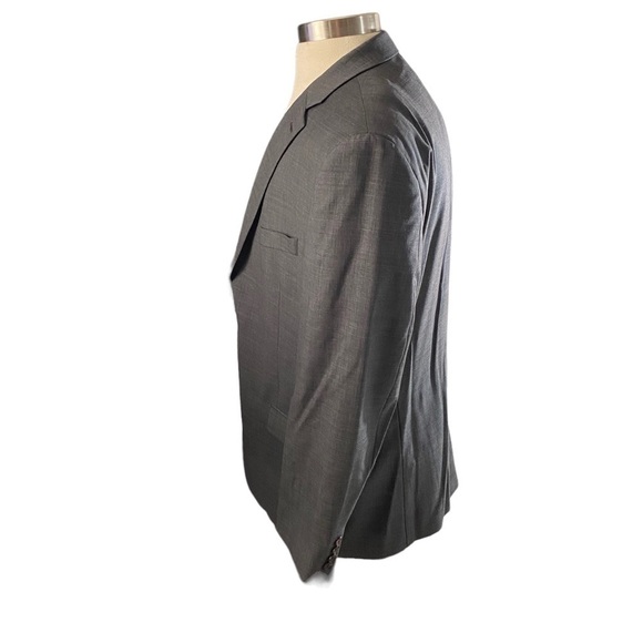 Ralph Lauren Men Grey 2-Button 100% Wool Suit Jacket Blazer Sz 44R Sports Coat - Picture 3 of 14